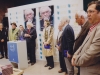 علی دهباشی، حسن انوشه،محمود دولت آبادی، محمدرضا باطنی، ژاله آموزگار، داریوش شایگان، کامران فانی، جواد مجابی و رضا کیانیان در رونمایی از کتاب پنچ اقلیم حضور