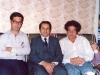 تاجیکستان ـ دوشنبه ـ از راست دکتر احمد کریمی حکاک، دکتر پروانه جمشیدی و علی دهباشی ـ آبان 1370