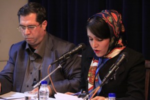 آنیتا امیری و علی دهباشی ـ عکس از سمیه لطفی 